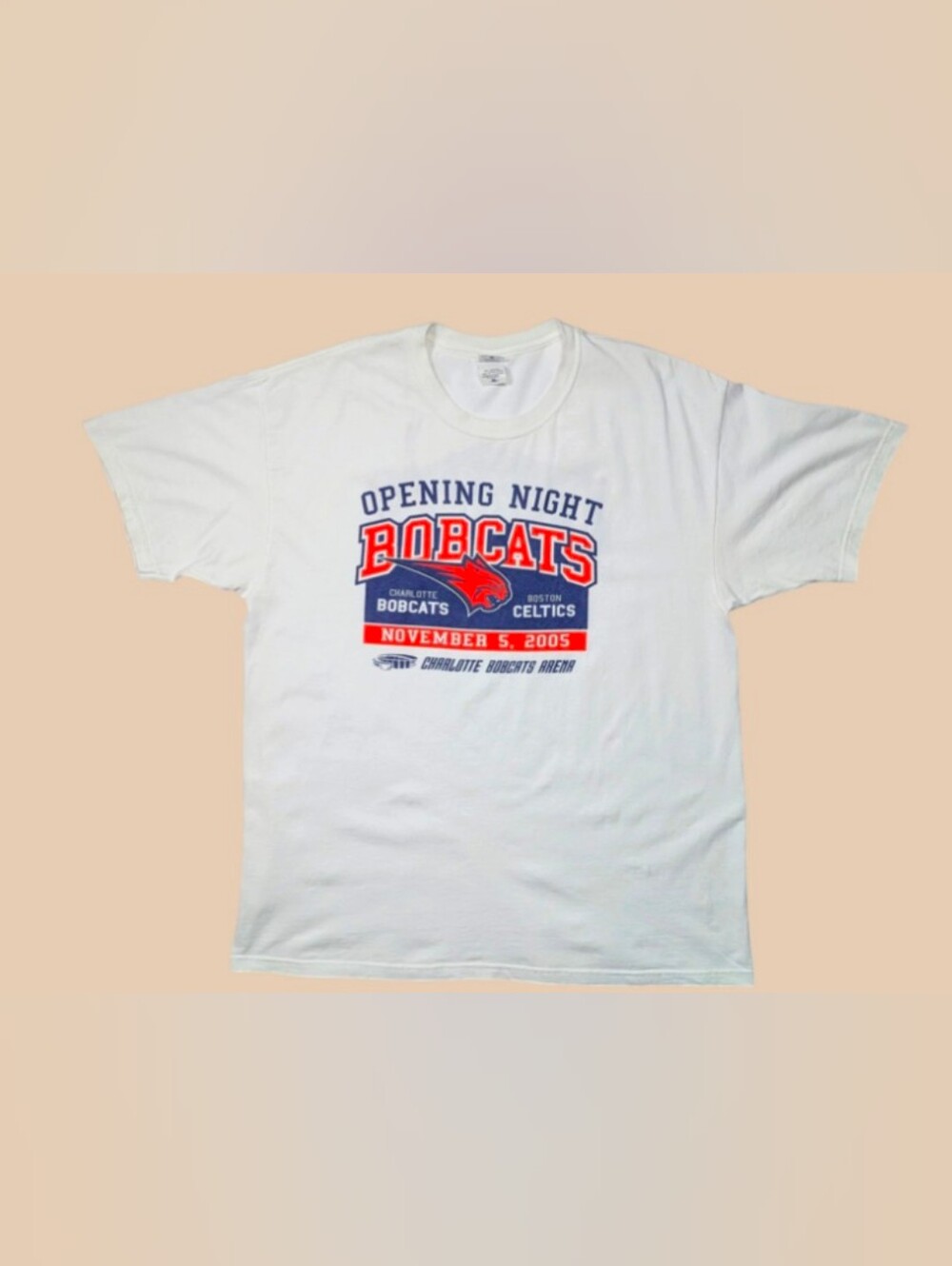 2005 Anvil Charlotte Bobcats Tee